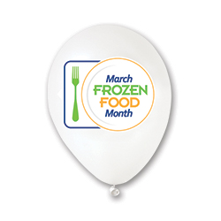 Image of MFFM white balloon point-of-sale item